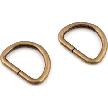 Polokroužek šíře 20 mm Varianta: 3 staromosaz, Balení: 100 ks