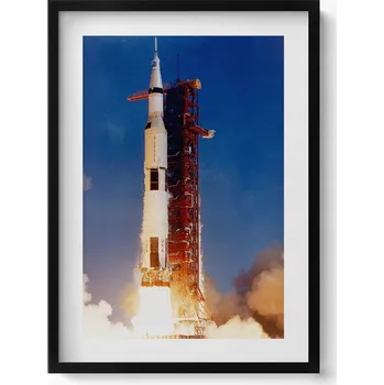 Obraz Dekorativní obraz v rámu do obýváku Start raketoplánu NASA 50x70 cm