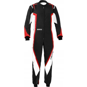 Moto oblečení Overal Sparco Curb, černá a červená, vel XXL