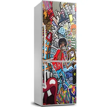 Fototapeta Fototapeta samolepící na ledničku Hudební koláž