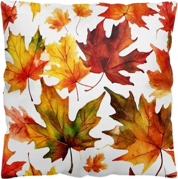 Dekorativní polštářek DEKORAČNÍ POVLEČENÍ NA POLŠTÁŘ 45x45 ANTYALERGICKÉ PODZIMNÍ BARVY