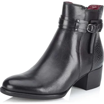 Dámské kozačky Tamaris Dámská kotníková obuv TAMARIS 25343-43-001 černá W4 37