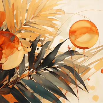 Plakát Plakát Sluneční Zefír bez rámu 50 x 50 cm