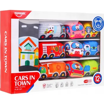 Hrací deka MĚKKÉ AUTA BEZPEČNÉ PRO NEJMENŠÍ PODLOŽKA NA HRANÍ ULICE