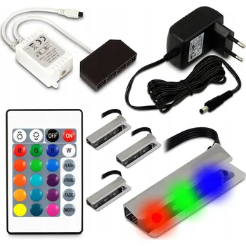 LED osvětlení Osvětlení výloh 0,75 W 12V DC 2 m vícebarevné