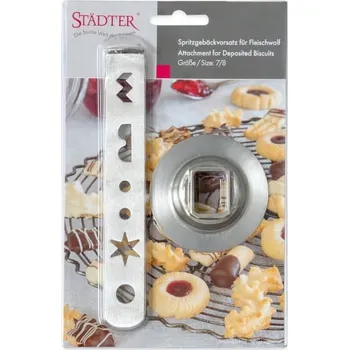 Příslušenství k vrtačce EkoForemki Nástavec na strojek na cukroví 2318 stříbrný