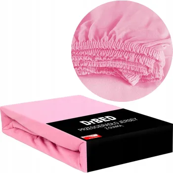Prostěradlo Prostěradlo s Gumou 120 x 200 Jersey, Růžové - Není Třeba Žehlit, Polské Výrobek