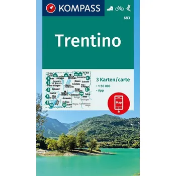 KOMPASS Wanderkarten-Set 683 Trentino (3 Karten) 1:50.000