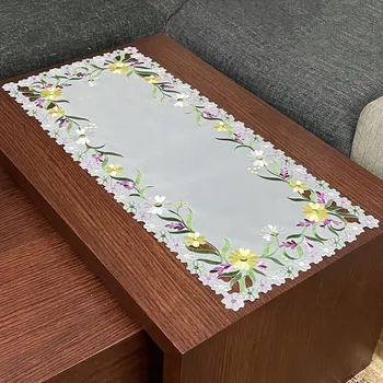 Obraz Běžec na stůl odstíny šedé 160 x 40 cm