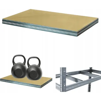 Dílenský regál Kovový skladový regál Wamar-Sosenka 6 x 110 x 40 cm, nosnost až 275 kg na polici