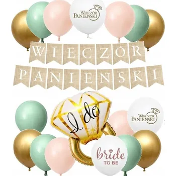 Party dekorace BALÓNKY dekorace ROZLUČKA SE SVOBODOU banner boho