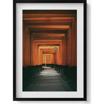 Obraz Moderní nástěnná dekorace Tradiční cesta bránou torii 50x70 cm