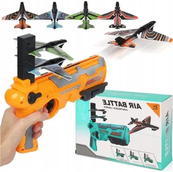 Dětská zbraň Raketomet letadel Jokomisiada Pistole oranžová 24 ks.