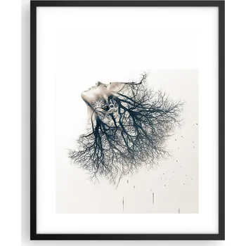 Obraz Obraz plakát na zeď v černém rámu 40x50 abstrakce plakáty do obýváku