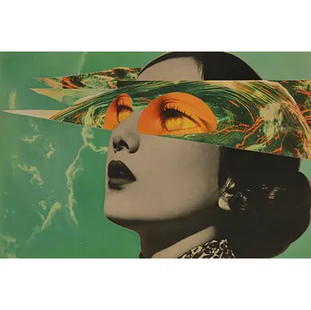 Plakát Plakát Pohled Vyřezaných Očí bez rámu 91,5 x 61 cm