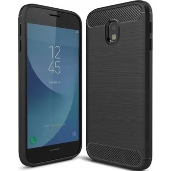 Pouzdro na mobilní telefon Zadní Kryt Forcell pro Samsung Galaxy J7 2017 černý