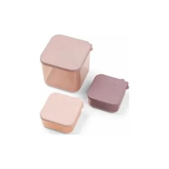 Done by Deer Potravinové boxy Elphee, vel. M 3ks - Růžové