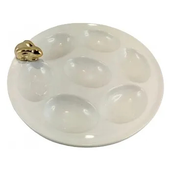 Talíř Talíř na vajíčka Ewax 4048 bílý