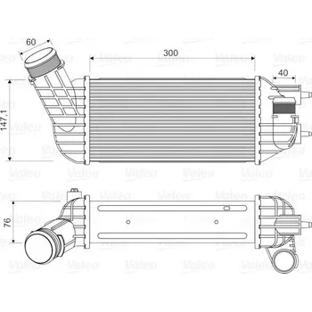Chladič motoru Chladič turba VALEO 818652