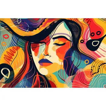 Plakát Plakát Bohatství barevné palety, bez rámu, 91,5 x 60 cm