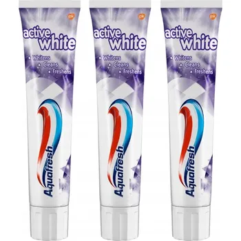 zubní pasta Aquafresh Active White Zubní Pasta 3x125ml