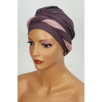 Dámské spodní prádlo Eva Design turban hnědý, univerzální velikost
