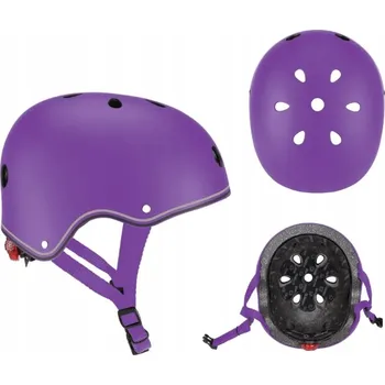 Cyklistická přilba Robustní dětská helma na kolo, koloběžku, brusle s LED světlem Globber XS/S