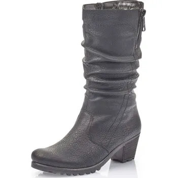 Dámské kozačky RIEKER Y8053-00 černá 41