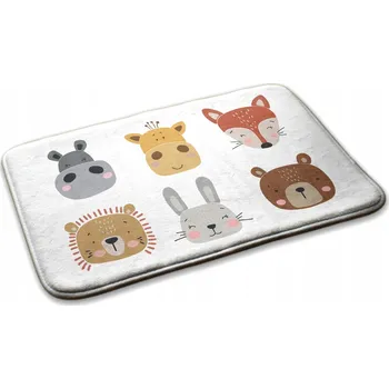 Obraz Protiskluzový kobereček Běhoun do dětského pokoje se zvířátky