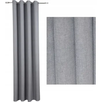 Obraz Závěs polozatemňovací s kroužky 140 cm x 250 cm