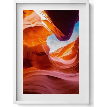 Obraz Dekorativní obraz v rámu na zeď do obýváku Krajina skal kaňonu 50x70 cm