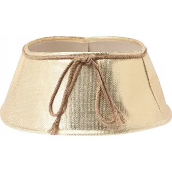 Vánoční dekorace Zlatý KRYT na stojan vánočního stromku Glamour SUKNĚ pod vánoční stromek 40-60 cm Zlatá