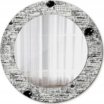 Zrcadlo Dekorativní zrcadlo se skleněným rámem Bazgroły 50 cm