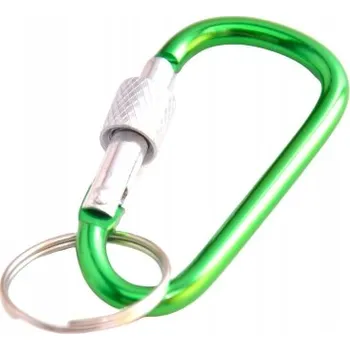 PŘÍVĚSEK NA KLÍČE PŘÍVĚSEK HLINÍKOVÁ KARABINA NA KLÍČE