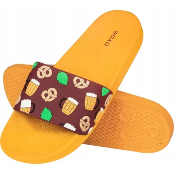 Dámská obuv Gumové nazouváky SOXO k bazénu s pivními motivy