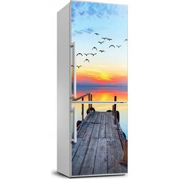 Fototapeta Samolepka na ledničku Dřevěné molo 70x190 cm