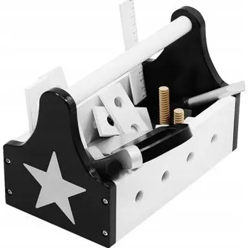 Dřevěná hračka SADA MALÉHO KUTILA DŘEVĚNÉ NÁŘADÍ PRO DĚTI KUFŘÍK HRA