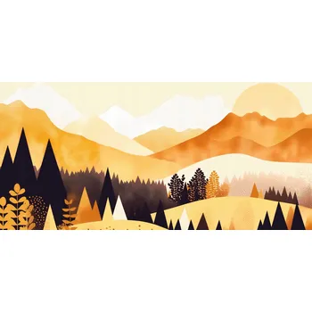 Plakát Plakát Zlatý Západ v Rozkvětu bez rámu 91,3 x 44,5 cm