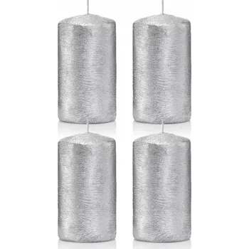 Svíčka Tradiční parafínová svíčka bez vůně Drobo 4 ks