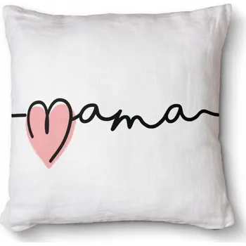 Obraz Měkký foto polštář s s potiskem jako dárek 40x40 - Pro maminku srdíčko