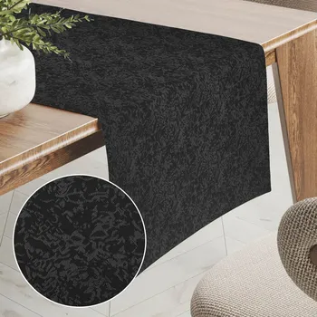 ubrus Teflonový běhoun na stůl TF-098 Venezia černý 20x120 cm