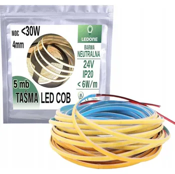 LED osvětlení LED pásek 30W LED-ONE 24V bílá neutrální 5 m