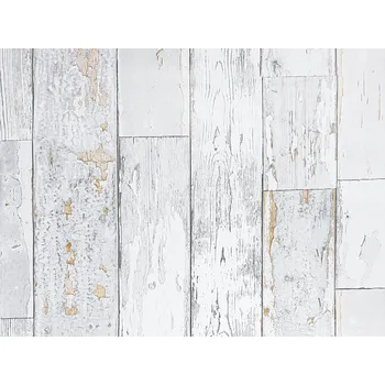 Tapeta Nábytková fólie DESKA Barva Světle Šedá-Bílá Dekorace Nábytku Fólie Samolepicí