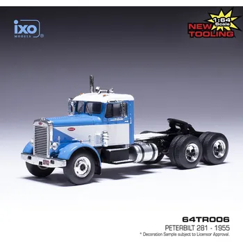 autíčko Peterbilt 281 (1955) - Modrá 1:64 IXO