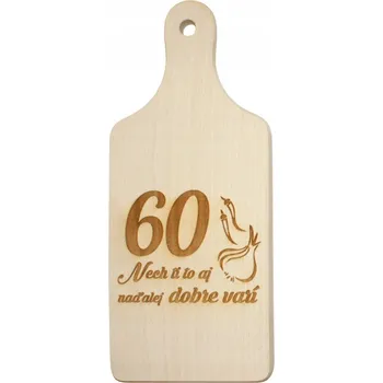 Kuchyňské prkénko Dekorativní krájecí prkénko SK 60 let