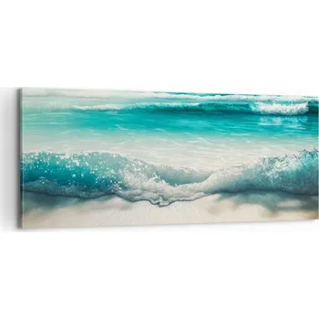 Obraz Foto obraz na plátně canvas 100x40 pláž obývák ložnice na zeď velký