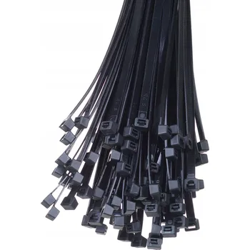 Stahovací páska Upínací pásky stahovací pásky 2,5x150 černé stahovací pásky 100 kusů