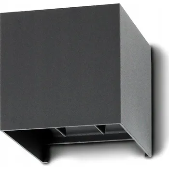 Nástěnné svítidlo Zahradní nástěnné svítidlo Kwazar Luminaire šedé s integrovaným LED zdrojem 6 W