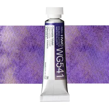 Vodová barva Akvarelová barva Holbein Granulating 5 ml - Clematis Violet