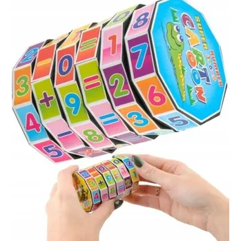 Hračka pro nejmenší Matematický válec Dodavalec pro výuku počítání